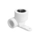 PP-R Уголок байпасный для смесителя ВР Белый