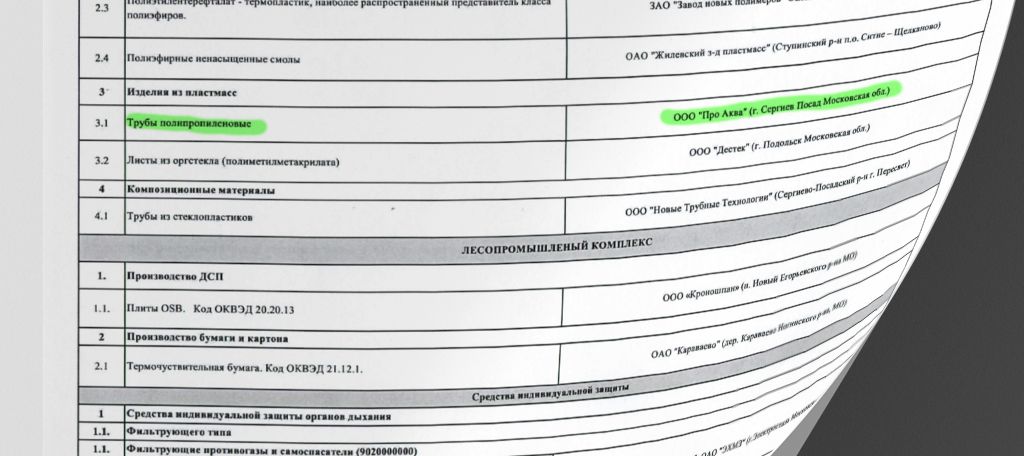 полипропиленовая продукция завода Про Аква рекомендована по программе импортозамещения.jpg