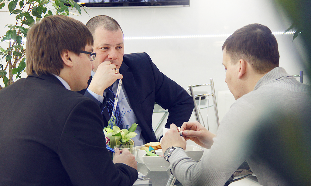 гости выставки Аква-Терм Москва 2015 на стенде Про Аква.JPG