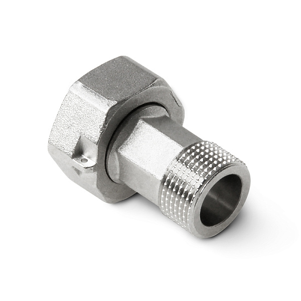 PA Штуцер с накидной гайкой с ушком для пломбы, Н