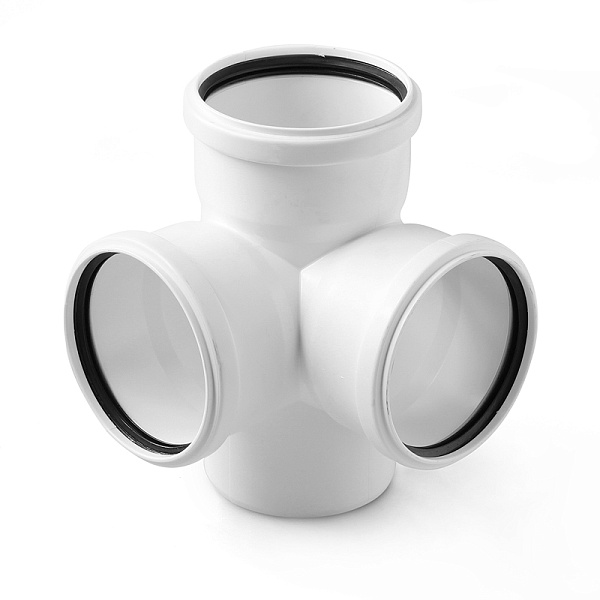 Крестовина двухплоскостная PRO AQUA Stilte Белая