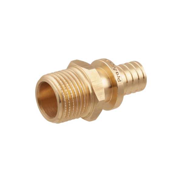 Муфта аксиальная латунная PRO AQUA с наружной резьбой PRO AQUA – фото, характеристики, цена. Фото 7 Муфта аксиальная латунная PRO AQUA с наружной резьбой для систем водоснабжения PRO AQUA. Фото 7
