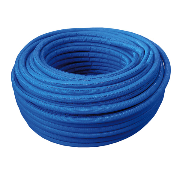 blue-800-800 PE-Xa Труба SDR 7,4 с EVOH в теплоизоляции синяя