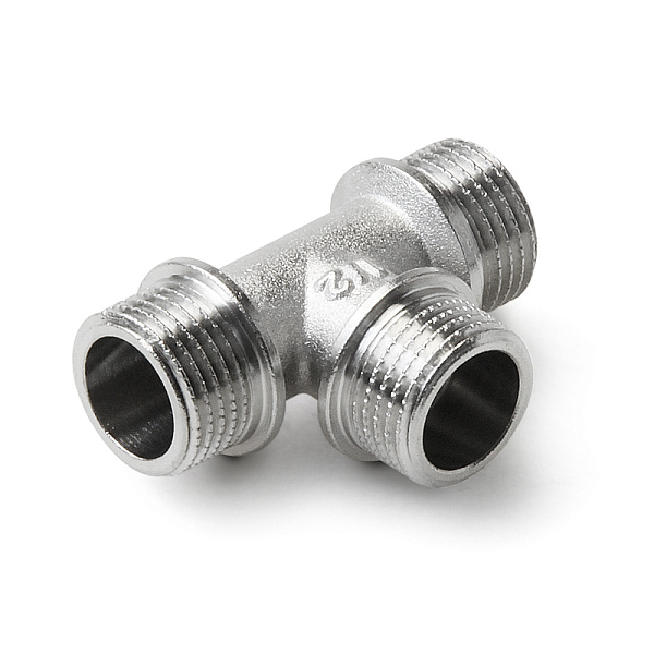 PA Тройник латунный резьбовой, Н