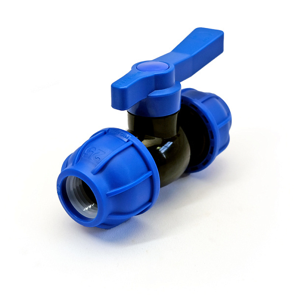 PRO AQUA Компрессионный кран шаровой неразъемный муфта-муфта