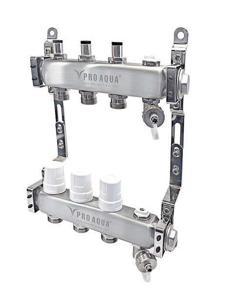 PRO AQUA Коллекторный блок с регулировочными клапанами