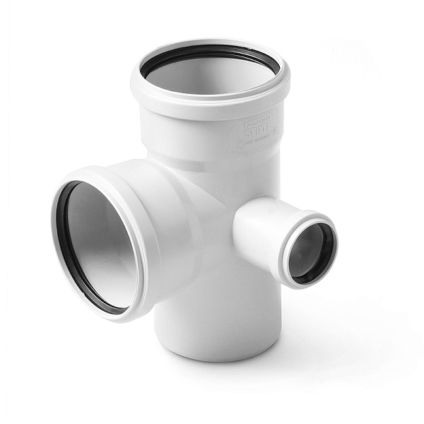 Крестовина двухплоскостная правая PRO AQUA Stilte Белая