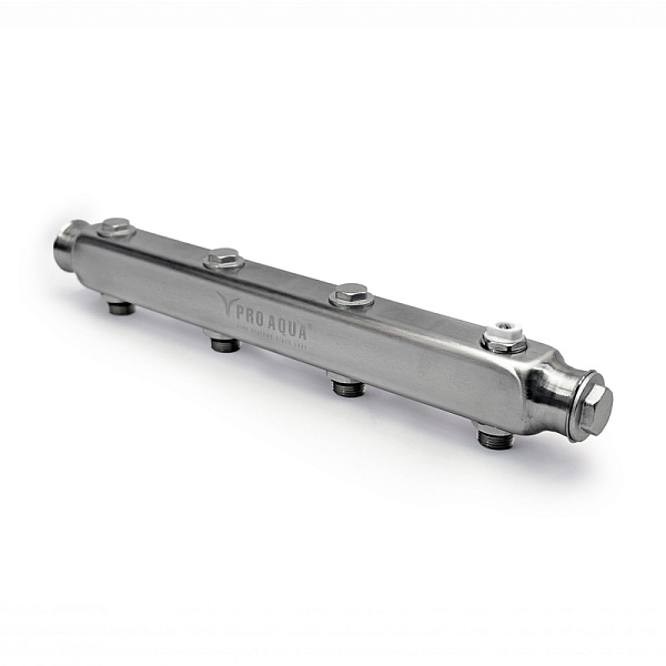 PRO AQUA Коллектор из нержавеющей стали с межосевым расстоянием 100 мм
