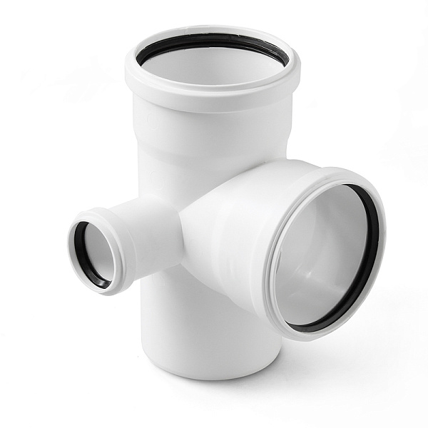 Крестовина двухплоскостная левая PRO AQUA Stilte Белая