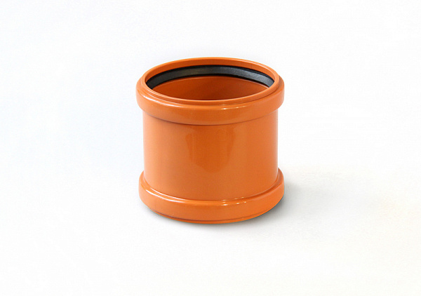 PP Муфта двойная для наружной канализации PRO AQUA Terra