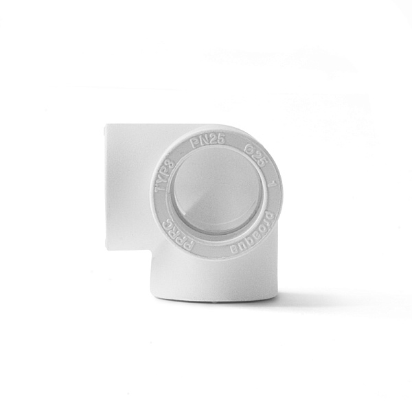 PP-R Тройник двухплоскостной Белый