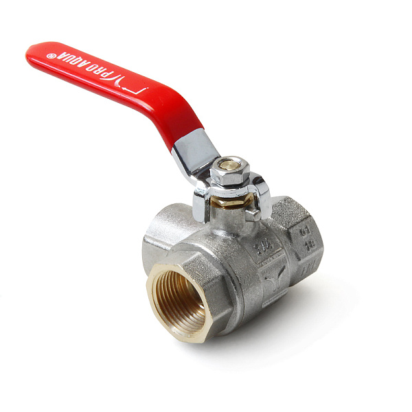 Кран шаровой полнопроходной трехходовой ТИП L, ручка-рычаг, В-В-В