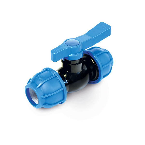 PRO AQUA Компрессионный кран шаровой неразъемный муфта-муфта