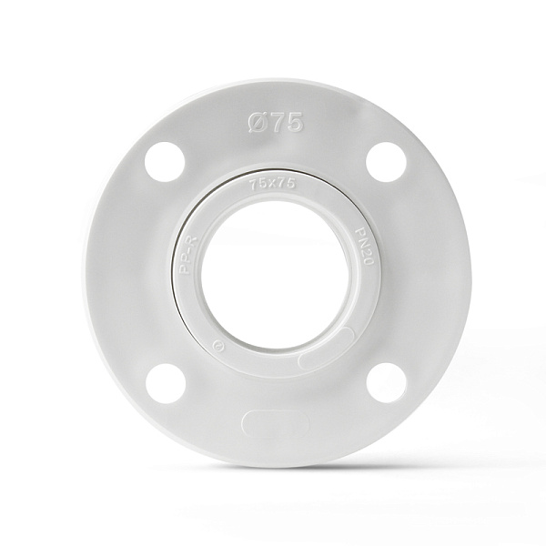 PP-R Комплект бурт и фланец PN 20 Белый