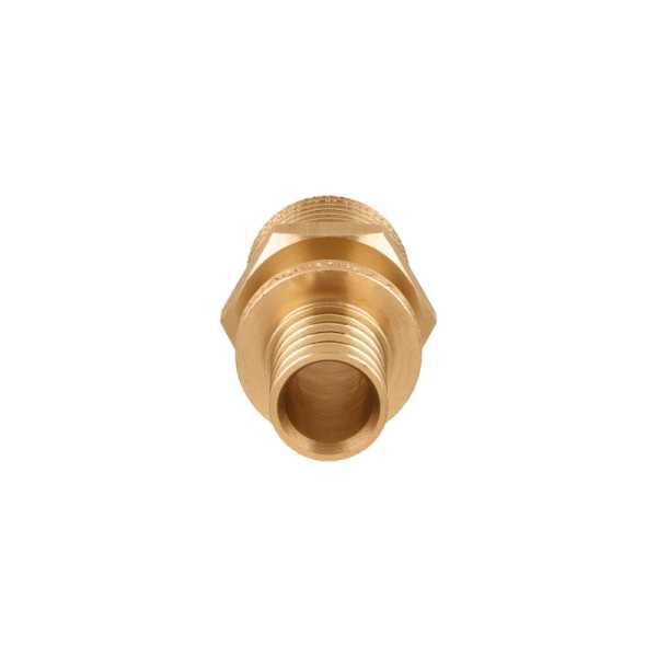 Муфта аксиальная латунная PRO AQUA с наружной резьбой PRO AQUA – фото, характеристики, цена. Фото 2 Муфта аксиальная латунная PRO AQUA с наружной резьбой для систем водоснабжения PRO AQUA. Фото 2