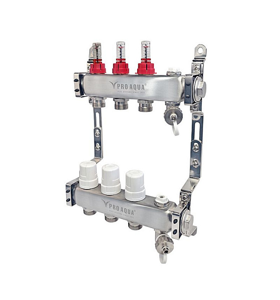 v500mb_общий PRO AQUA Коллекторный блок с расходомерами