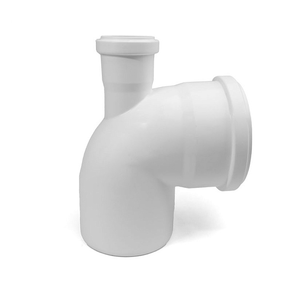 Отвод с выходом прямой PRO AQUA Stilte Белый