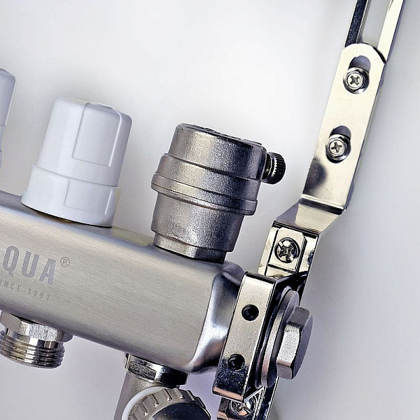 PRO AQUA Коллекторный блок с расходомерами и автоматическими воздухоотводчиками